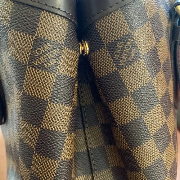 👜💄💋Beautiful Louis Vuitton Damier Ebene Hampstead MM💋💄👜 - Picture 15 of 16